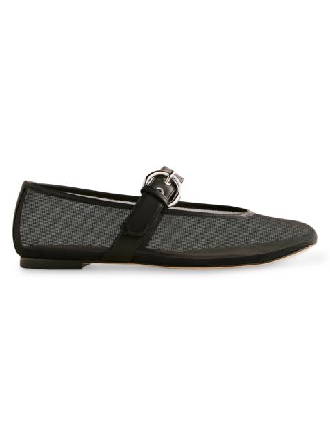 Reformation Women's Bethany Mesh Ballet Flats - Black