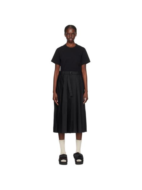 スーツ・フォーマル・ドレス sacai 23AW Matte Taffeta Dress 美品◇サカイ ワンピース Matte Taffeta Dress 23AW