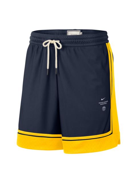 Nike Nike Denver Nuggets Standard Issue 6" Shorts 'College Navy Amarillo' IQ1711-419