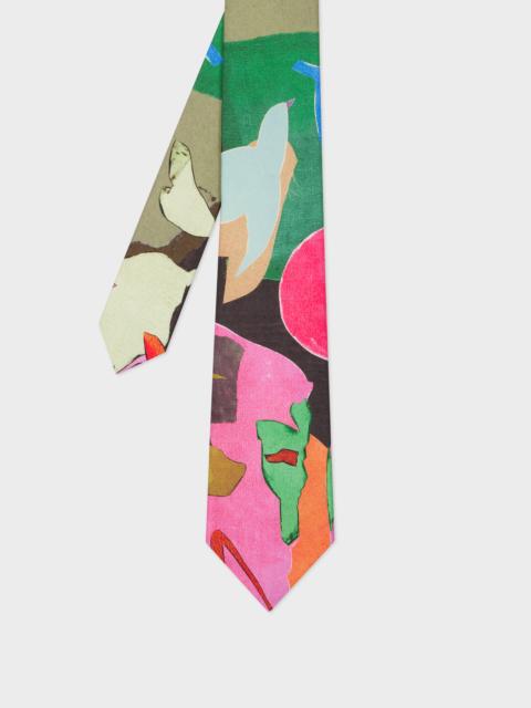 Paul Smith Bright 'River Collage' Tie