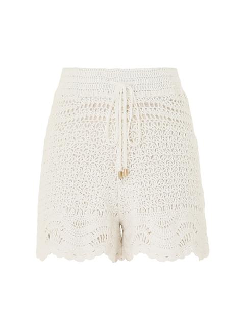 Zimmermann LIGHTBURST TEXTURED SHORTS