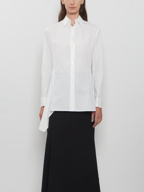 Yohji Yamamoto Paneled Long Cotton Shirt