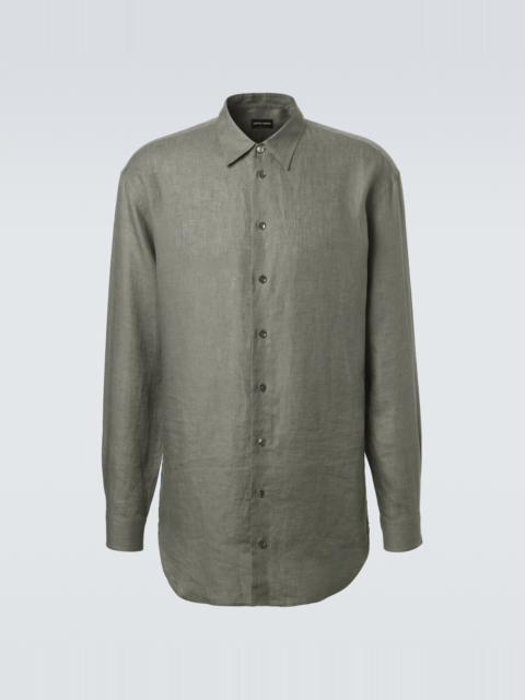 GIORGIO ARMANI Archivio linen shirt