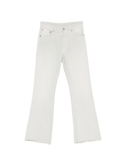 MM6 Maison Margiela raw-cut flared jeans