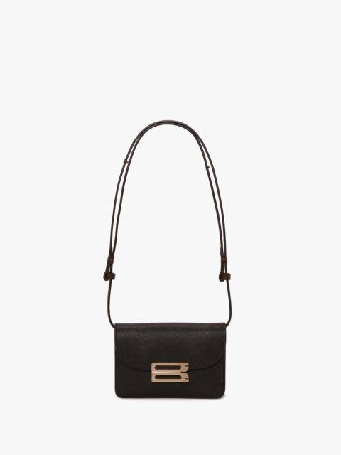 Victoria Beckham The Nano Dorian Bag In Black Grained Leather