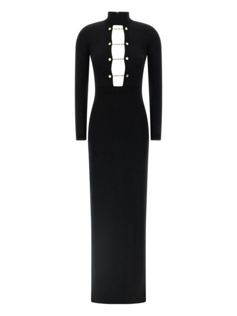 ELISABETTA FRANCHI open-back maxi dress