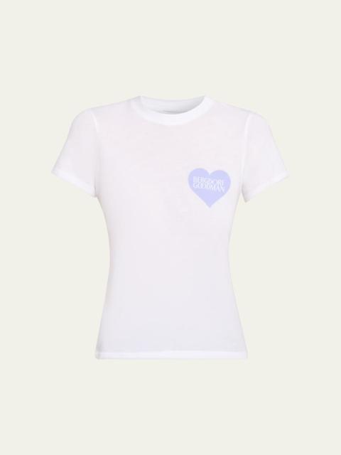 SPRWMN BG Heart Logo Crewneck Tee