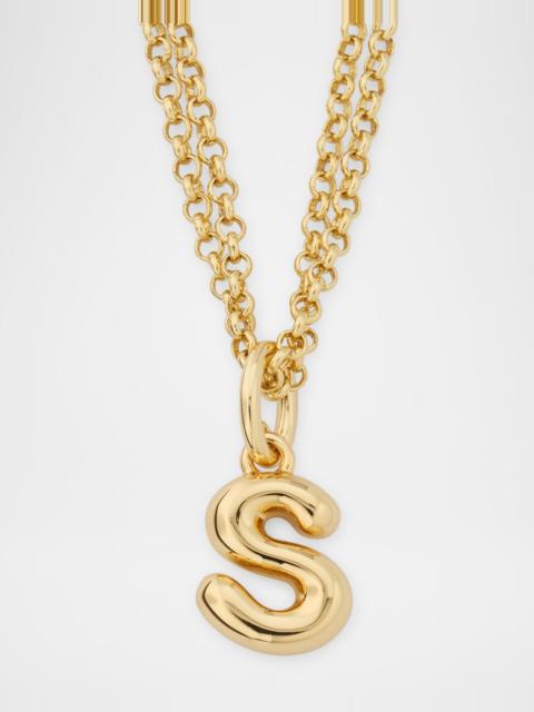 ROXANNE ASSOULIN The Puffy Initial Necklace