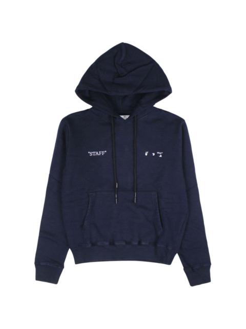 Staff Slime cotton hoodie