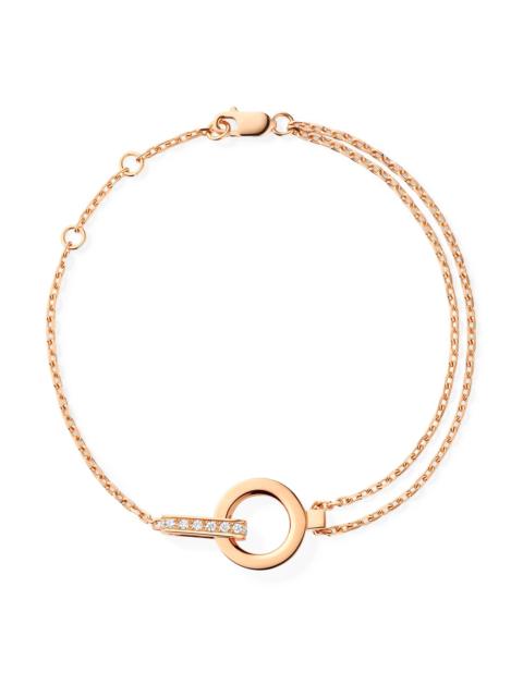 REPOSSI Women's Berbere Module 18K Rose Gold & 0.08 TCW Diamond Bracelet/5.9" - 6.7" - Rose Gold