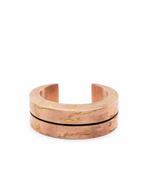 Parts of Four Crescent Crevice v2 bracelet