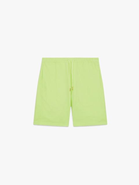 CASABLANCA Lime Logo Pique Shorts | Casablanca Paris