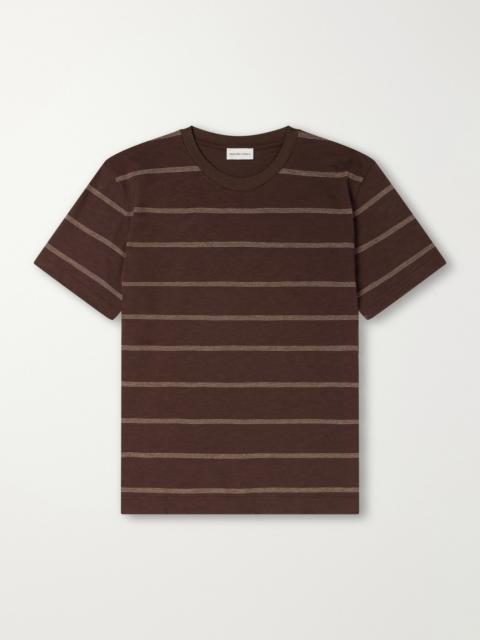 FRESCOBOL CARIOCA Dinis Striped Cotton-Jersey T-Shirt