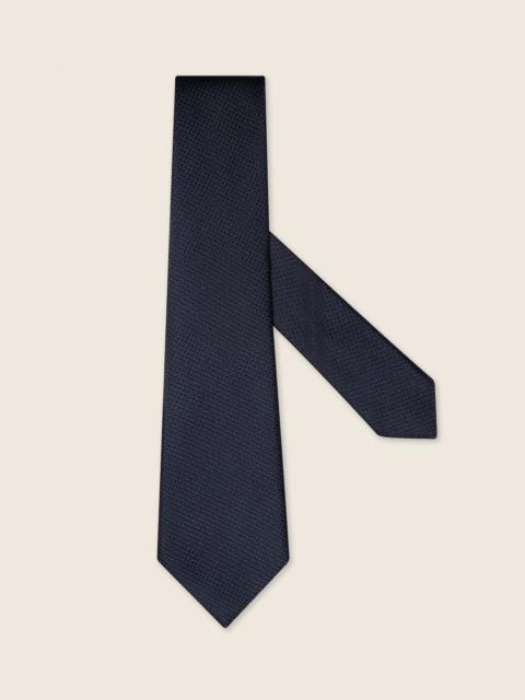 ZEGNA NAVY BLUE SILK TIE