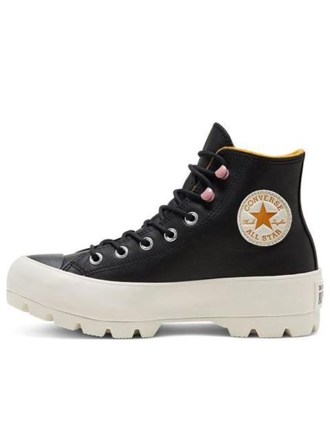 Converse (WMNS) Converse Chuck Taylor All Star Lugged Winter High GTX 'Black Saffron Yellow' 568763C