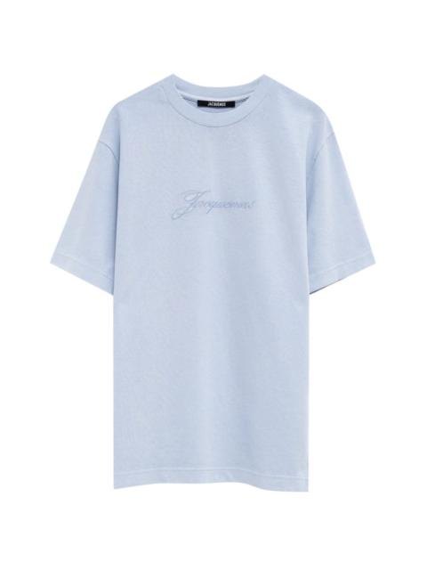 JACQUEMUS logo-embroidered T-shirt