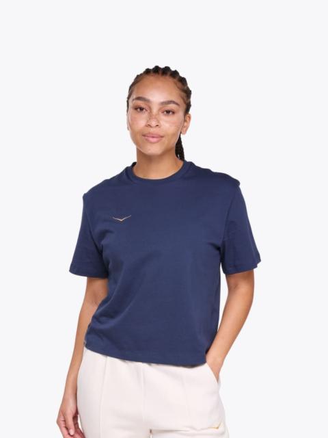 HOKA Women's United by Movement Gpx Tee Shirt in Varsity Navy