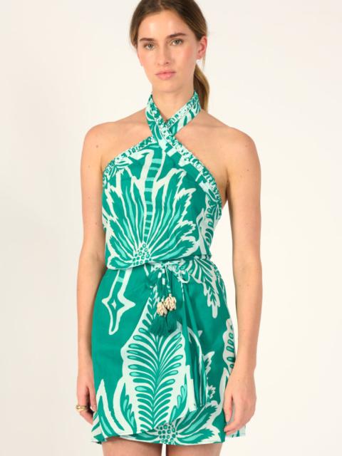 Poupette St Barth Mini Dress Manon - Mint Cartagena