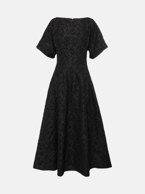 SIMKHAI Rosalie jacquard midi dress