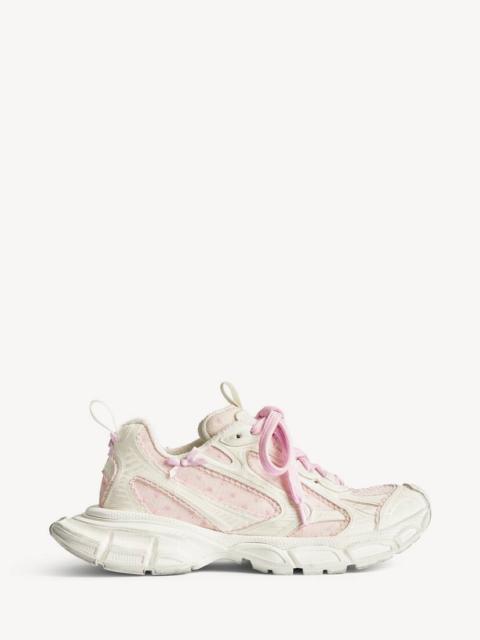 BALENCIAGA Women's 3xl Tulle Sneaker in White/pink