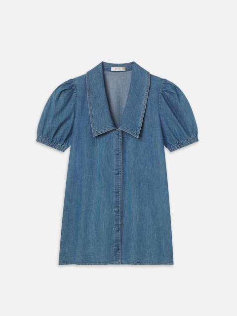 FRAME Denim Sailor Dress in Starlet