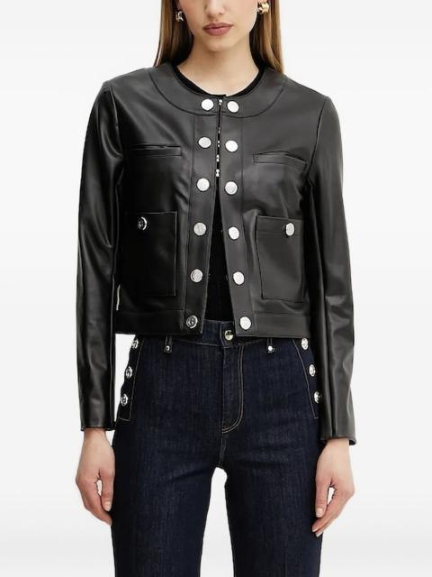 GUESS USA decorative-button cropped jacket