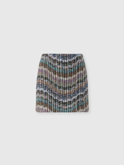 Missoni Wool-blend lamé mini skirt with sequins