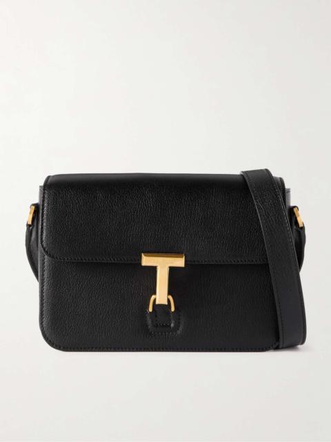 TOM FORD Textured-Leather Messenger Bag