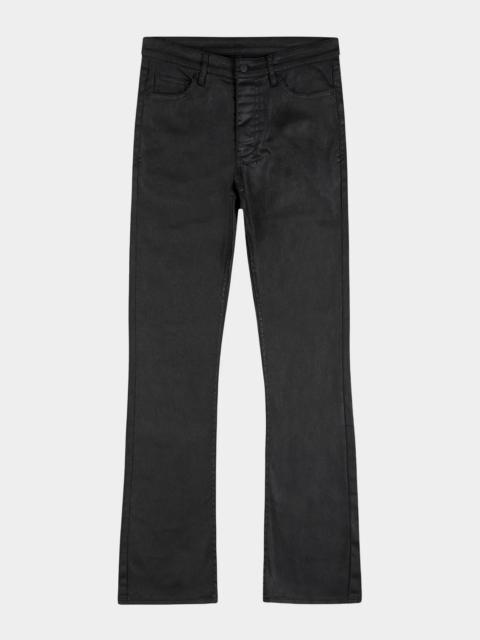 Ksubi Men's Bronko Black Wax Bootcut Jeans