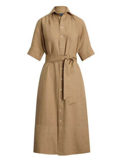 Polo Ralph Lauren belted button-up shirt dress