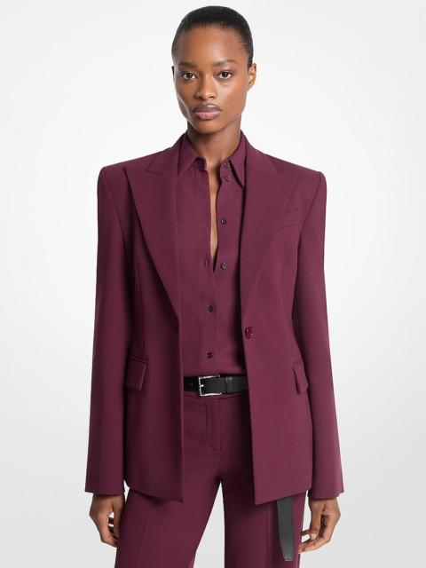 MICHAEL KORS COLLECTION Georgie Stretch Wool Crepe Blazer
