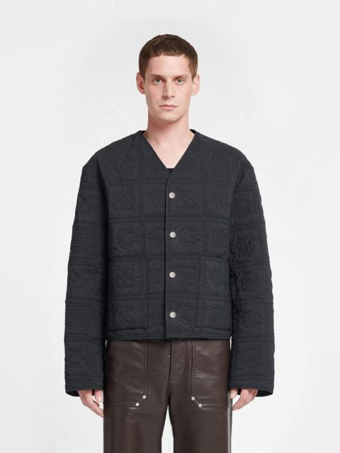 Quilted Tech Poplin Jacket