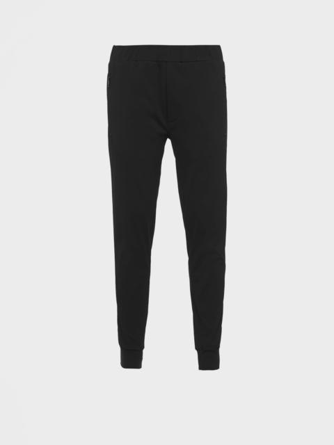 Prada Technical cotton and Re-Nylon pants