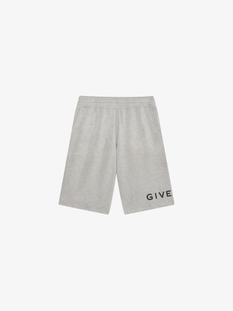 Givenchy GIVENCHY ARCHETYPE BERMUDA SHORTS IN FLEECE