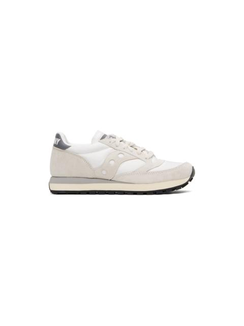 White & Gray Jazz 81 Sneakers