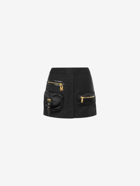 【関税&送料込】Moschino Heart Buttons Crepe Miniskirt Moschino Heart Buttons Crepe Miniskirt | italist