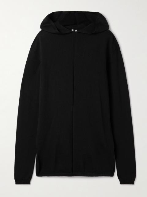 Rick Owens Maglia Wool Hoodie