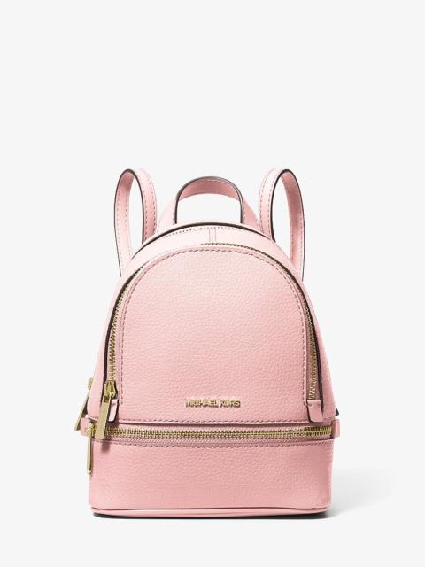 MICHAEL KORS Rhea Extra-Small Pebbled Leather Backpack