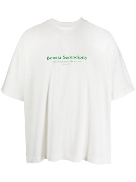 BONSAI logo print T-shirt