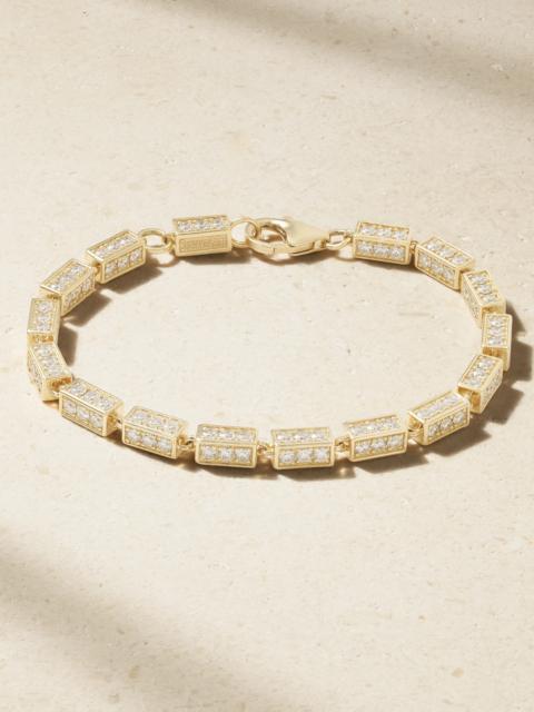 SUZANNE KALAN 18-karat Gold Diamond Bracelet