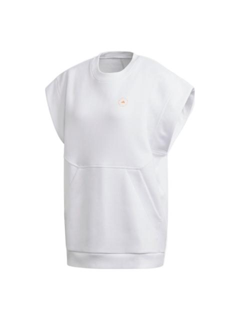 adidas (WMNS) adidas Stella McCartney Muscle Sleeveless Sweatshirt 'White' FU0724
