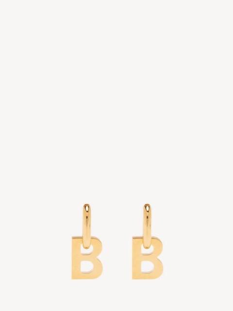 BALENCIAGA Women's B Chain Xl Earrings in Gold