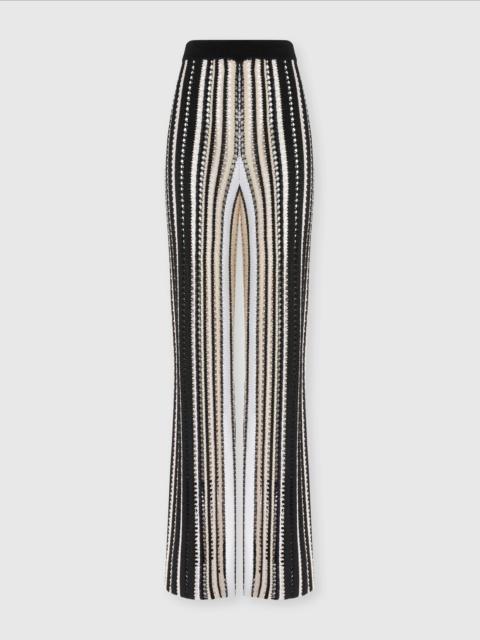 Missoni Straight trousers in striped crochet