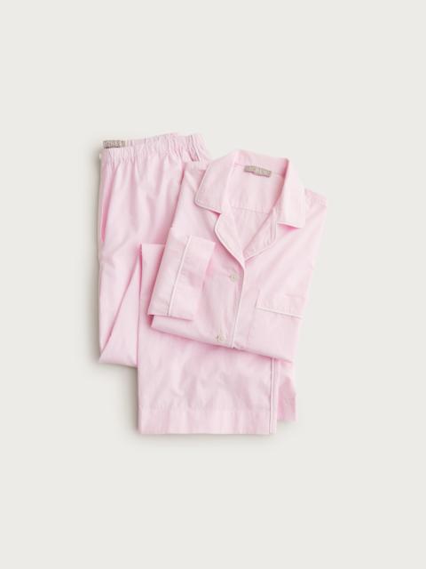 J.CREW Classic pajama pant set in end-on-end cotton