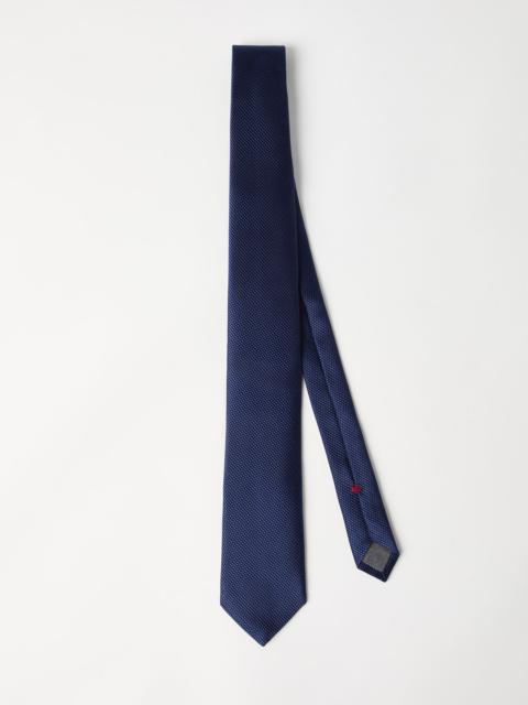 Brunello Cucinelli Textured silk twill tie