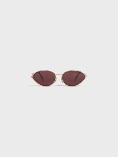 CELINE CL40354U Wire 01 sunglasses in Metal