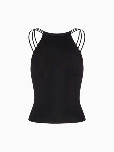 GIORGIO ARMANI SILK KNIT TOP