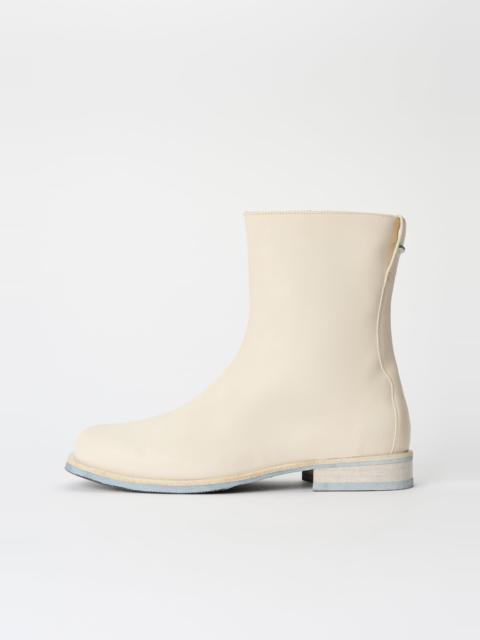 Our Legacy Slim Camion Boot Dirty White Waxed Suede