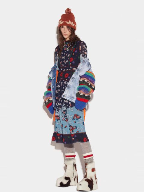 DSQUARED2 YOKE WAIST DRESS