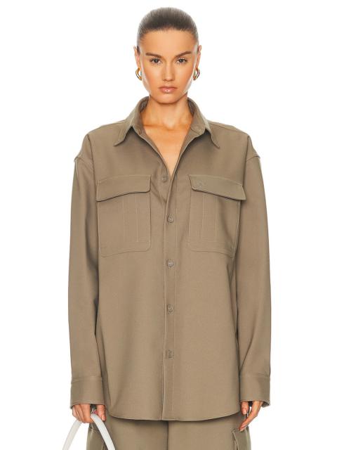 Off-White Drill Military Overshirt